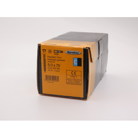 Саморез для хвойных пород EuroTec Hapatec 5х70, (200 шт)